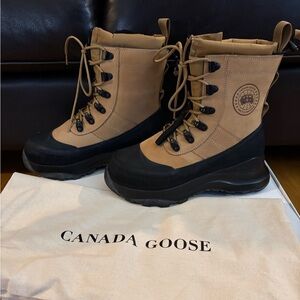 Canada Goose Tundra Clay and Black Armstrong Boots